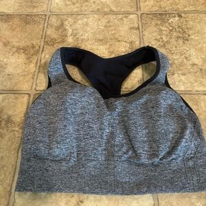 Champion heathered grey sports bra size M